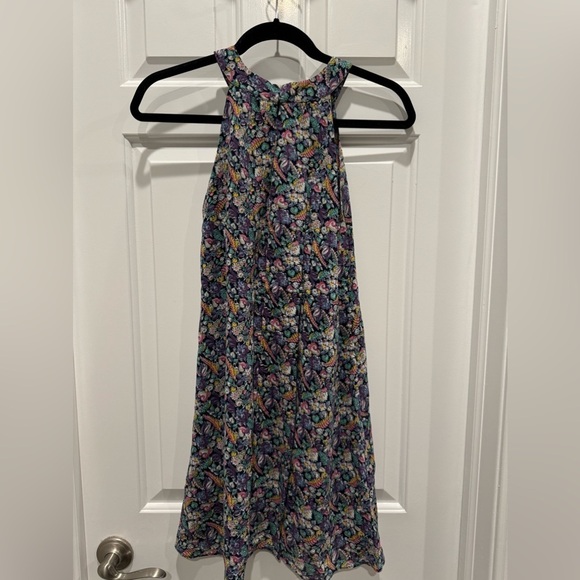 & Other Stories floral dress with high neck halter style size 2 sunmer - Picture 8 of 9